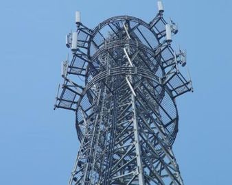 China Telecom tower, 81 meters microwave communication tower manufacturer supplier